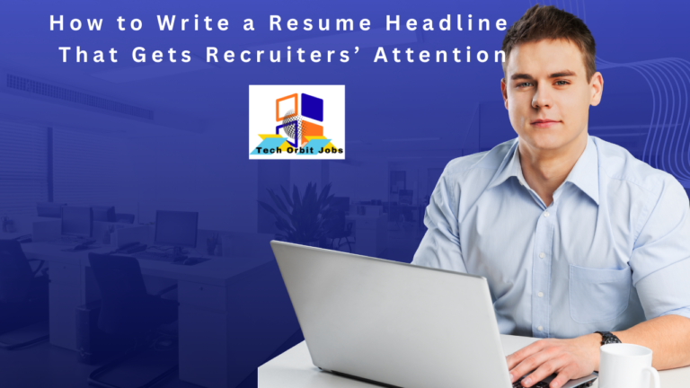 A job seeker using smart AI tools to design a professional resume headline